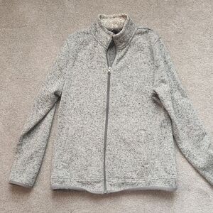 Gray Zip-Up Jacket